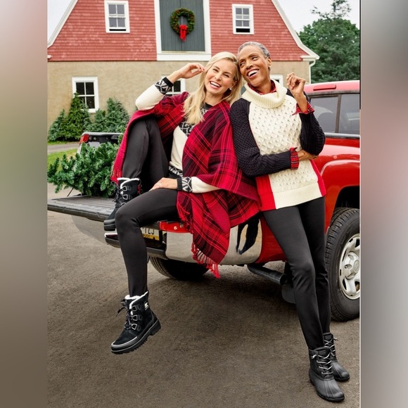 NWT Talbots SoHo Black Ankle Pants High Waist Stretch Slim Leggings Travel Sz 10 - Picture 4 of 9